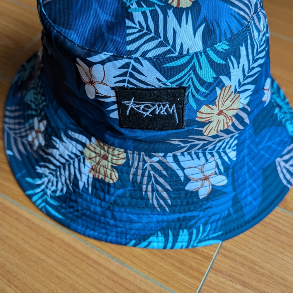 Blue Floral Bucket Hat